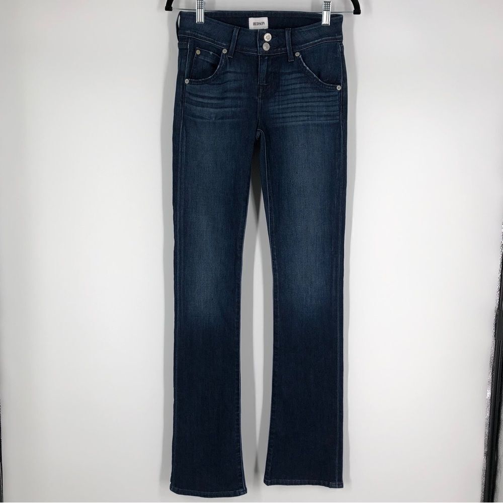 Hudson Jeans Women's Beth Baby Boot Cut in Deep Indigo